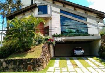 Casa com 3 dormitórios à venda, 400 m² por r$ 3.150.000,00 - condomínio iv - arujá/sp