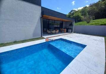 Casa com 4 dormitórios, 390 m² - venda por r$ 4.500.000,00 ou aluguel por r$ 25.950,00/mês - condomínio itaporã - atibaia/sp