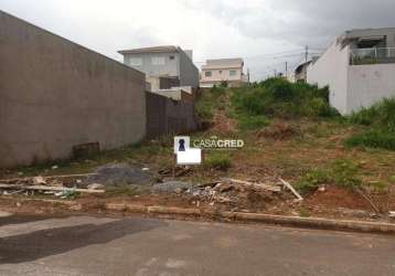 Terreno à venda, 250 m² por r$ 130.000 - belo horizonte 3 varginha/mg