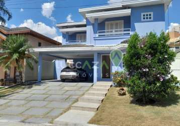 Luxuosa casa em condomínio à venda em jacareí-sp, loteamento villa branca: 5 quartos, 2 suítes, 3 salas, 4 vagas, 300m².