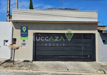 Casa à venda em jacareí-sp: 3 quartos, 1 suíte, 2 salas, 3 banheiros, 2 vagas de garagem, 190m². confira no loteamento villa branca!