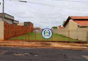 Terreno à venda, 360 m² por r$ 185.000 - parque são miguel - são josé do rio preto/sp