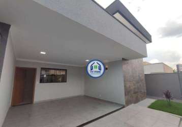 Casa com 3 dormitórios à venda, 120 m² por r$ 540.000,00 - residencial ary attab - são josé do rio preto/sp