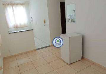 Apartamento com 2 dormitórios à venda, 44 m² por r$ 210.000 - alvorada - mirassol/sp