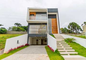 Casa em condomínio fechado com 3 quartos à venda na estrada guilherme weigert, 588, santa cândida, curitiba, 350 m2 por r$ 2.550.000