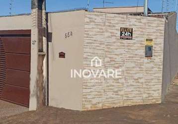 Casa com 2 dormitórios à venda, 132 m² por r$ 330.000,00 - setor são joão - itumbiara/go