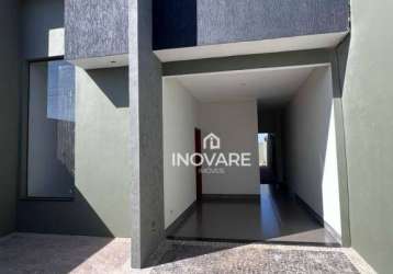 Casa com 2 dormitórios à venda, 90 m² por r$ 330.000,00 - setor santos dumont - itumbiara/go