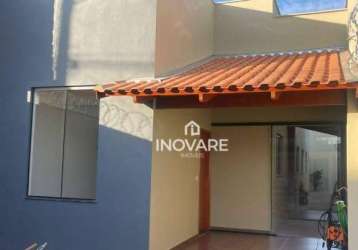 Casa com 3 dormitórios à venda, 119 m² por r$ 300.000 - jardim bandeirantes - itumbiara/go