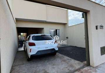 Casa com 2 dormitórios, 73 m² - venda por r$ 230.000,00 ou aluguel por r$ 1.500,00/mês - setor são joão - itumbiara/go