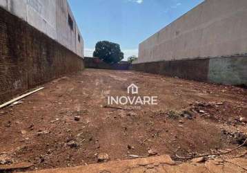 Terreno, 1086 m² - venda por r$ 800.000,00 ou aluguel por r$ 0,01/mês - setor social - itumbiara/go