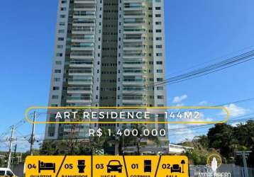 Apartamento para venda em salvador, piatã, 4 dormitórios, 4 suítes, 6 banheiros, 3 vagas