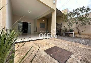 Casa com 3 dormitórios à venda, 103 m² por r$ 275.000,00 - residencial vale do sol - anápolis/go