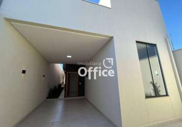Casa com 3 dormitórios à venda, 134 m² por r$ 470.000,00 - polocentro l - anápolis/go
