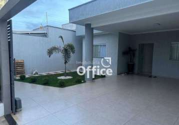 Casa com 3 quartos à venda, 125 m² por r$ 490.000 - residencial portal do cerrado - anápolis/go