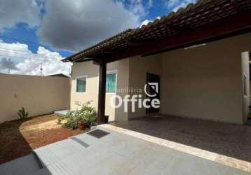 Casa com 3 quartos à venda, 186 m² por r$ 360.000 - residencial flor do cerrado - anápolis/go