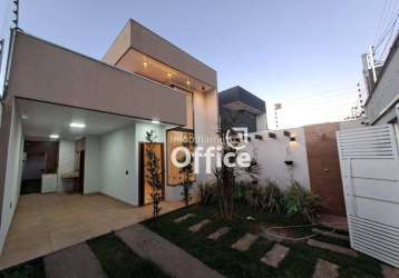 Casa com 3 quartos à venda, 104 m² por r$ 360.000 - parque brasília 2ª etapa - anápolis/go