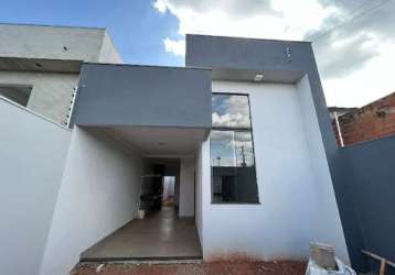 Casa com 3 quartos à venda, 105 m² por r$ 320.000 - residencial veneza - anápolis/go