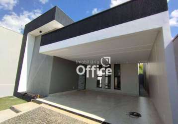 Casa com 3 dormitórios à venda, 175 m² por r$ 920.000,00 - jardim ana paula - anápolis/go