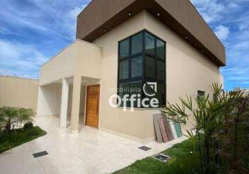 Casa com 3 suítes à venda, 156 m² por r$ 650.000 - residencial vale do sol - anápolis/go