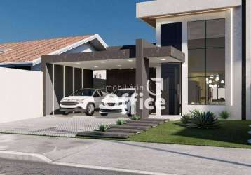 Casa com 3 dormitórios à venda, 190 m² por r$ 910.000,00 - setor sul jamil miguel - anápolis/go