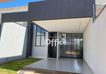 Casa com 3 dormitórios à venda, 105 m² por r$ 420.000,00 - parque brasília 2ª etapa - anápolis/go