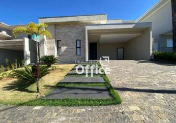 Casa com 3 dormitórios à venda, 255 m² por r$ 2.800.000,00 - residencial sun flower - anápolis/go