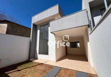 Casa com 3 dormitórios à venda, 120 m² por r$ 300.000,00 - gran ville - anápolis/go