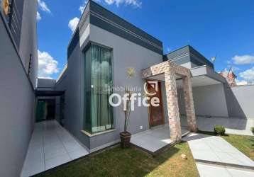 Casa com 3 dormitórios à venda, 192 m² por r$ 700.000,00 - parque brasília 2ª etapa - anápolis/go