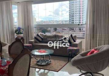 Apartamento com 3 dormitórios à venda, 140 m² por r$ 950.000,00 - jundiaí - anápolis/go