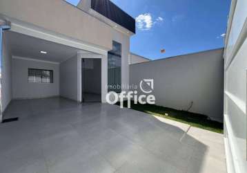 Casa com 4 dormitórios à venda, 170 m² por r$ 460.000,00 - residencial alphaville - anápolis/go