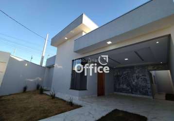 Casa com 3 dormitórios à venda, 133 m² por r$ 480.000,00 - setor sul ll etapa - anápolis/go