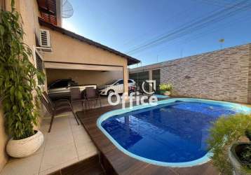 Casa com 3 quartos à venda, 140 m² por r$ 380.000 - residencial aldeia dos sonhos - anápolis/go