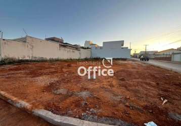 Terreno à venda, 360 m² por r$ 250.000,00 - parque brasília 2ª etapa - anápolis/go