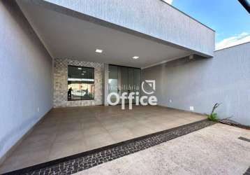 Casa com 3 dormitórios à venda, 175 m² por r$ 600.000,00 - jk nova capital - anápolis/go