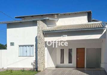 Casa com 3 dormitórios à venda, 135 m² por r$ 450.000,00 - residencial araguaia - anápolis/go