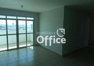 Apartamento com 3 dormitórios à venda, 93 m² por r$ 425.000,00 - vila santa isabel - anápolis/go