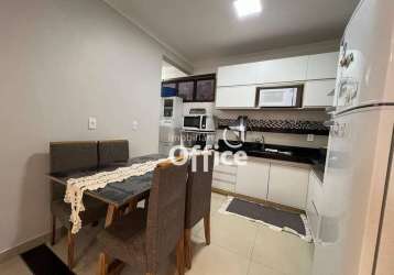 Apartamento com 3 dormitórios à venda, 79 m² por r$ 250.000,00 - cidade jardim - anápolis/go