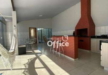 Casa com 4 dormitórios à venda, 215 m² por r$ 790.000,00 - vila santa isabel - anápolis/go