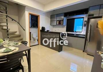 Loft com 1 dormitório à venda, 38 m² por r$ 350.000,00 - cidade universitária - anápolis/go