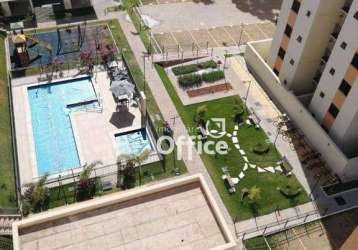 Apartamento com 2 dormitórios à venda, 51 m² por r$ 285.000,00 - lourdes - anápolis/go