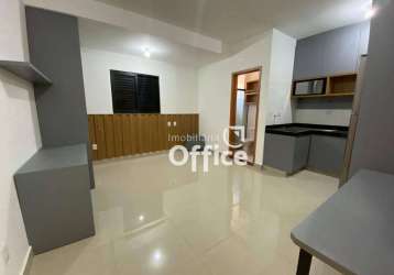 Studio com 1 dormitório à venda, 25 m² por r$ 270.000,00 - cidade universitária - anápolis/go