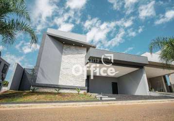 Casa com 3 suítes à venda, 193 m² por r$ 1.150.000 - condomínio residencial gaudí - anápolis/go