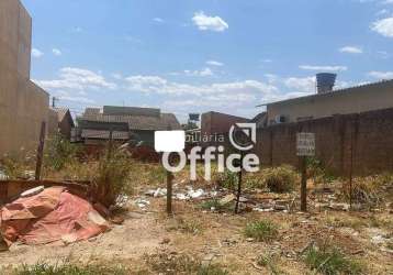 Terreno à venda, 300 m² por r$ 90.000,00 - residencial do trabalhador - anápolis/go