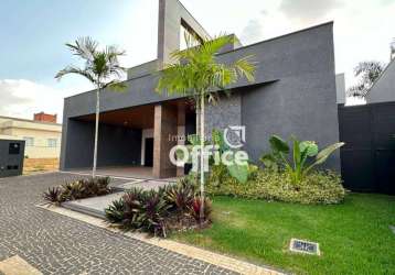 Casa com 4 dormitórios à venda, 251 m² por r$ 2.600.000,00 - setor bougainville - anápolis/go