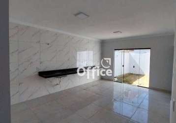 Casa com 3 dormitórios à venda, 120 m² por r$ 420.000,00 - bandeiras - anápolis/go