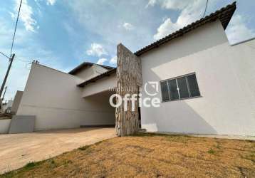 Casa com 3 quartos à venda, 135 m² por r$ 500.000 - residencial araguaia - anápolis/go