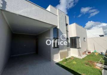 Casa com 3 dormitórios à venda, 105 m² por r$ 300.000,00 - setor escala - anápolis/go