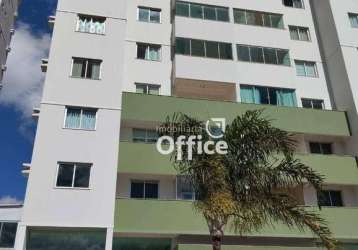 Apartamento com 3 dormitórios à venda, 96 m² por r$ 430.000,00 - vila santa isabel - anápolis/go