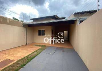 Casa com 3 quartos à venda, 91 m² por r$ 270.000 - residencial morumbi - anápolis/go