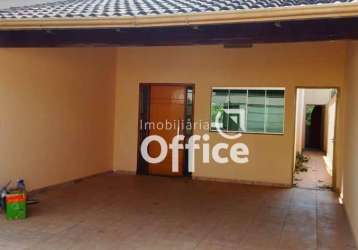 Casa à venda, 154 m² por r$ 480.000,00 - setor bougainville - anápolis/go